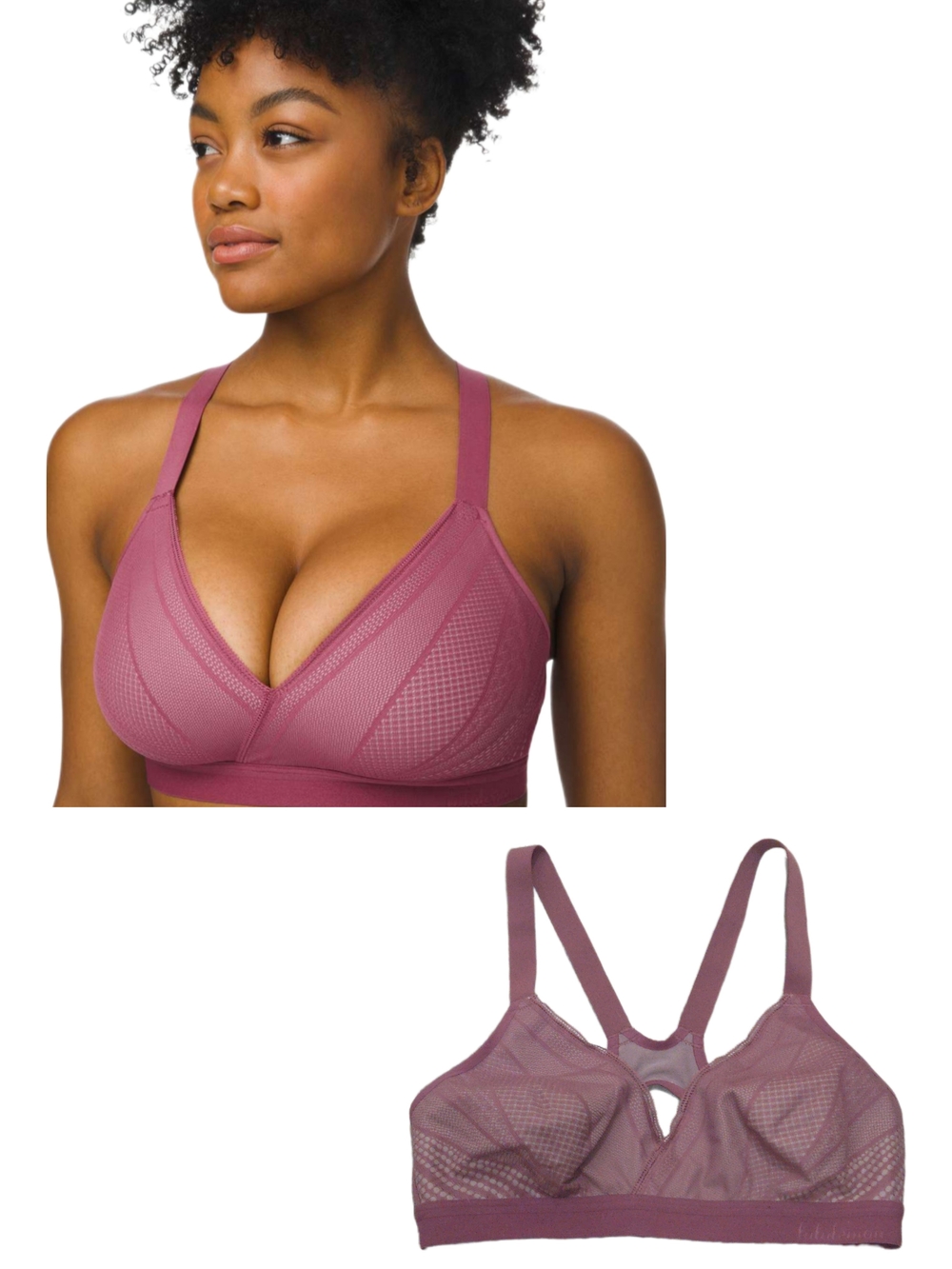 LULULEMON Awake to Lace Racerback Low-Impact/Yoga Bra